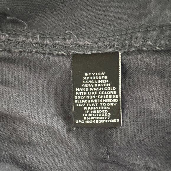 SANCTUARY Blue Linen Solstice Jogger Pants Size L - Picture 8 of 9